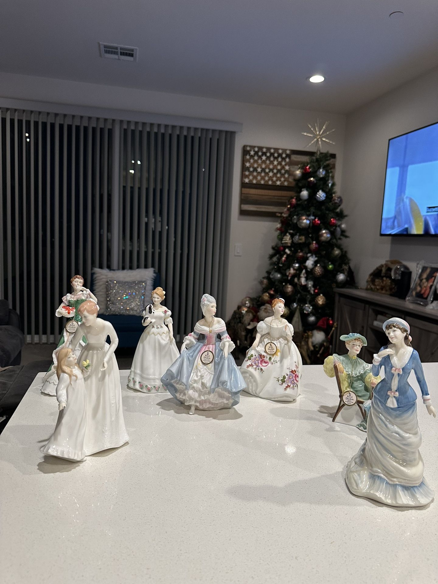 Royal Doulton Figurines Set Of 7