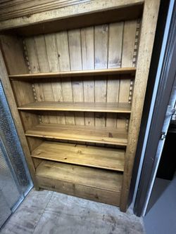 Large Brazilian Wood Bookcase