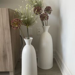Vase with Decorative Flowers