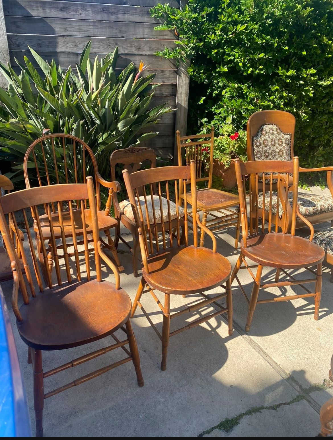 4 Antique Dining Chairs