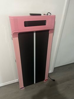 Pink treadmill