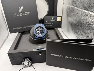 Hublot Big Bang Meca-10 Ceramic Blue 45mm – Full Set