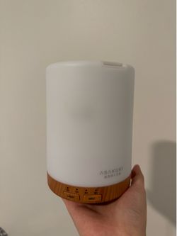 ASAKUKI Essential Oil Diffuser & Small Cool Mist Humidifier - 10 LED Colors