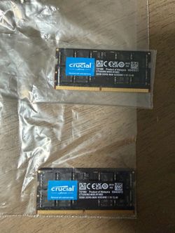 64GB (2x32GB) Crucial DDR5-5600 SODIMM CL46