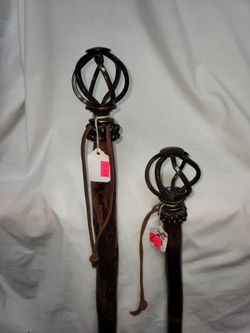 HIS & HERS CUSTOM MADE WALKING STICKS