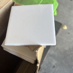 White Gloss Wall Tiles 4 1/4 x 4 1/4 -  Aprox 60 