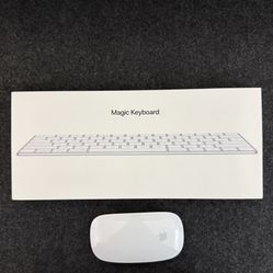 Apple Magic Keyboard and Mouse