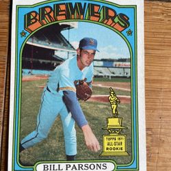1972 Topps - #281 Bill Parsons Baseball Card