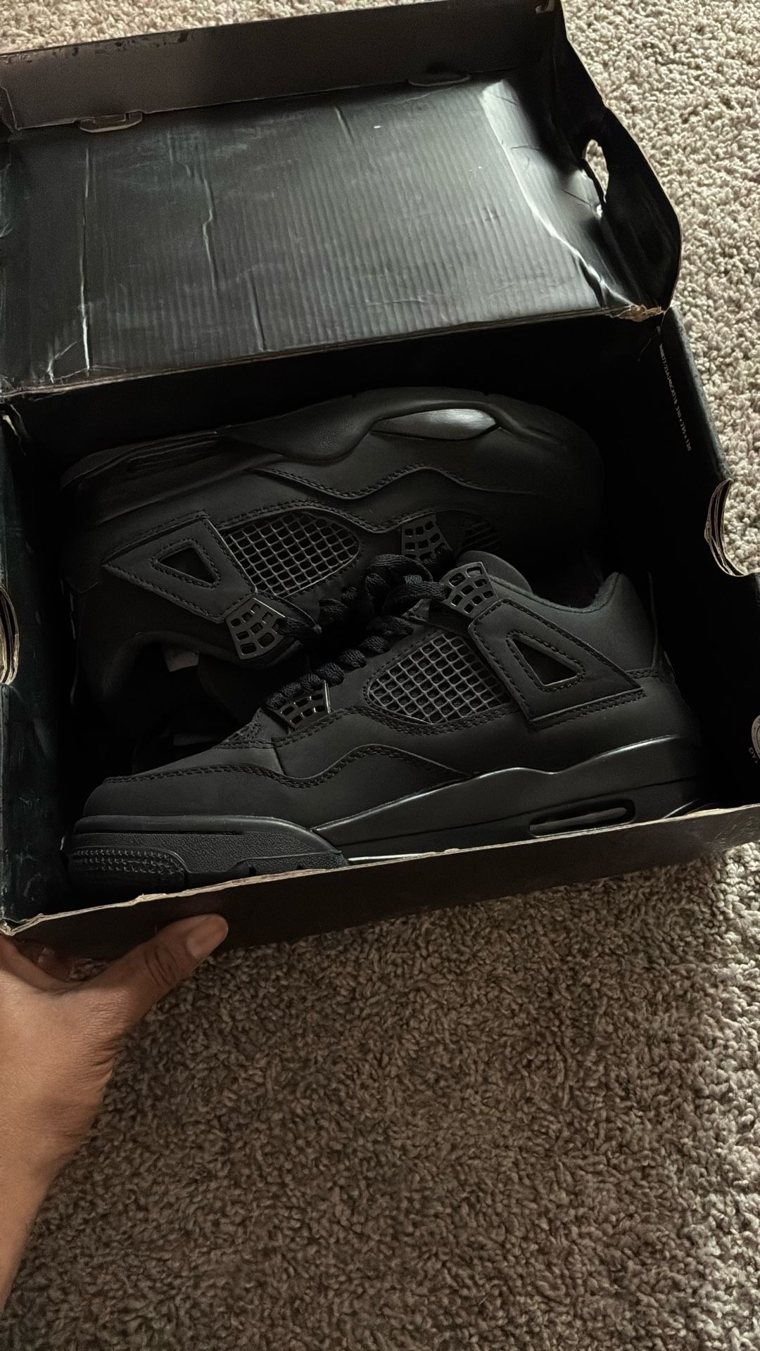 Air Jordan 4 Black Cats Never Worn