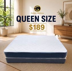 NEW Queen Mattress Set  – Brand New –  Same Day Delivery Available 🚚