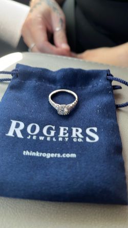 Beautiful Fire and Ice Engagement Ring from Rogers Jewelers