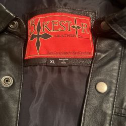 Leather Shirt Jacket