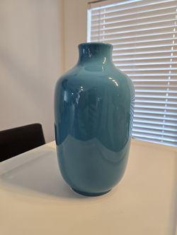 Haverty Teal Vase