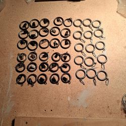 Multiple Curtain Rings For Up To 1 Inch Rod