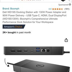 Dell Docking Ad 19s 130w Station