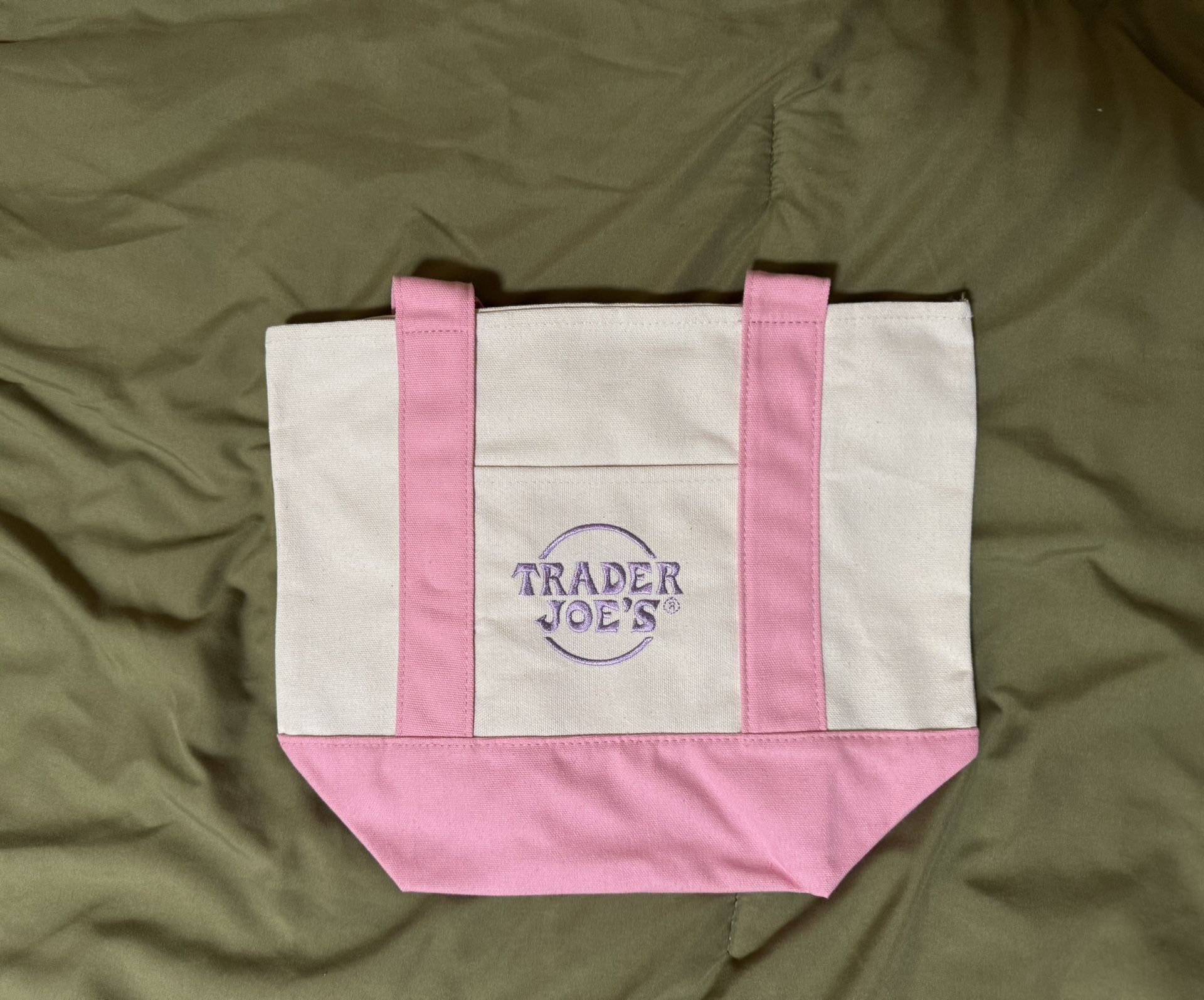 Trader Joe’s Easter Mini Tote Bag Pink