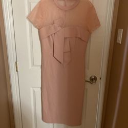 Peach Short Dress
