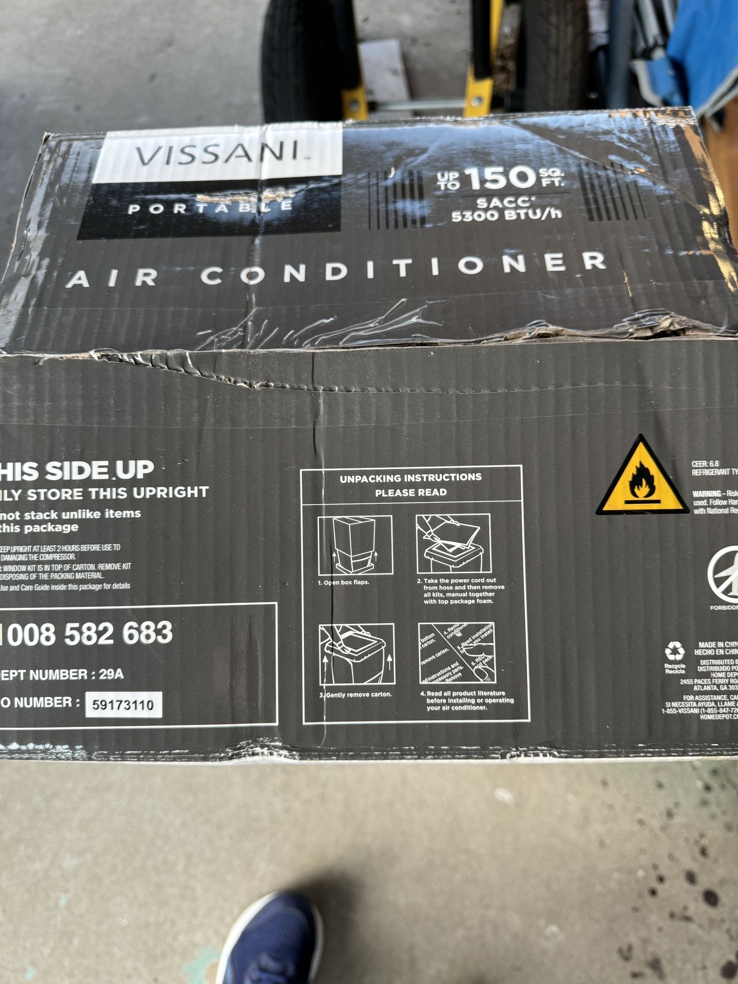 Vissani Portable Air Conditioner