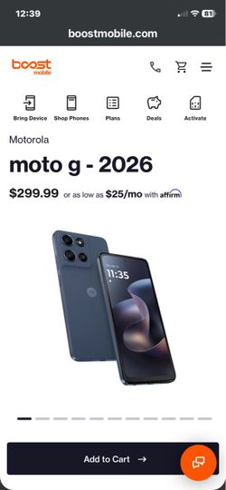 """motorola G 2026 like one in pic only works with metro sim new no box make offer"""