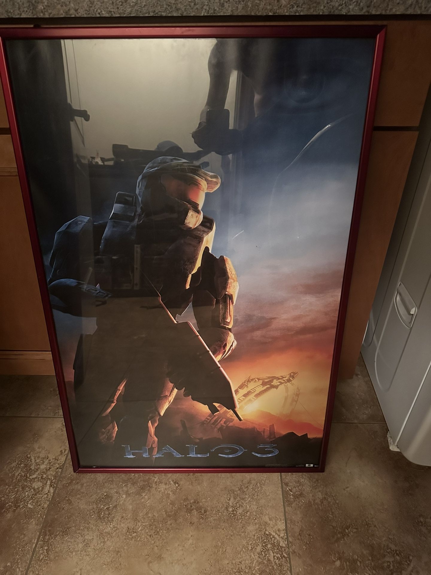 2007 Xbox Halo 3 Original Poster Framed