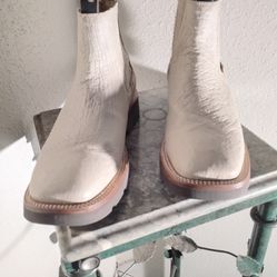 Potrero Men's Bone Nubuck Short Boots: