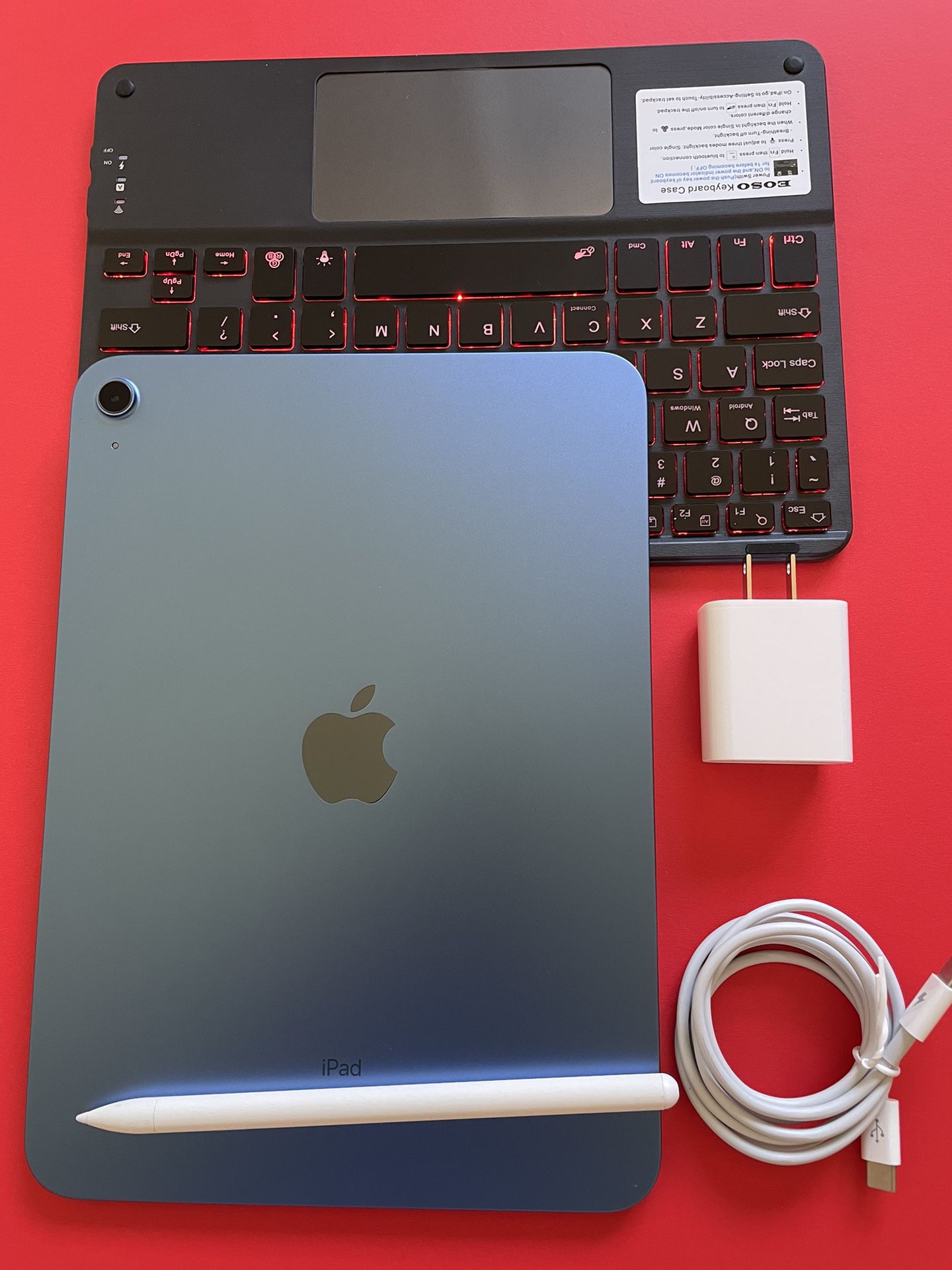 256gb Apple IPad 10th Generation (10.9” Liquid Retina / Latest 2022 model) with pen, keyboard, case & Accessories (warranty 11/ 2024),All Products : American Fashion Style Bags On Sale