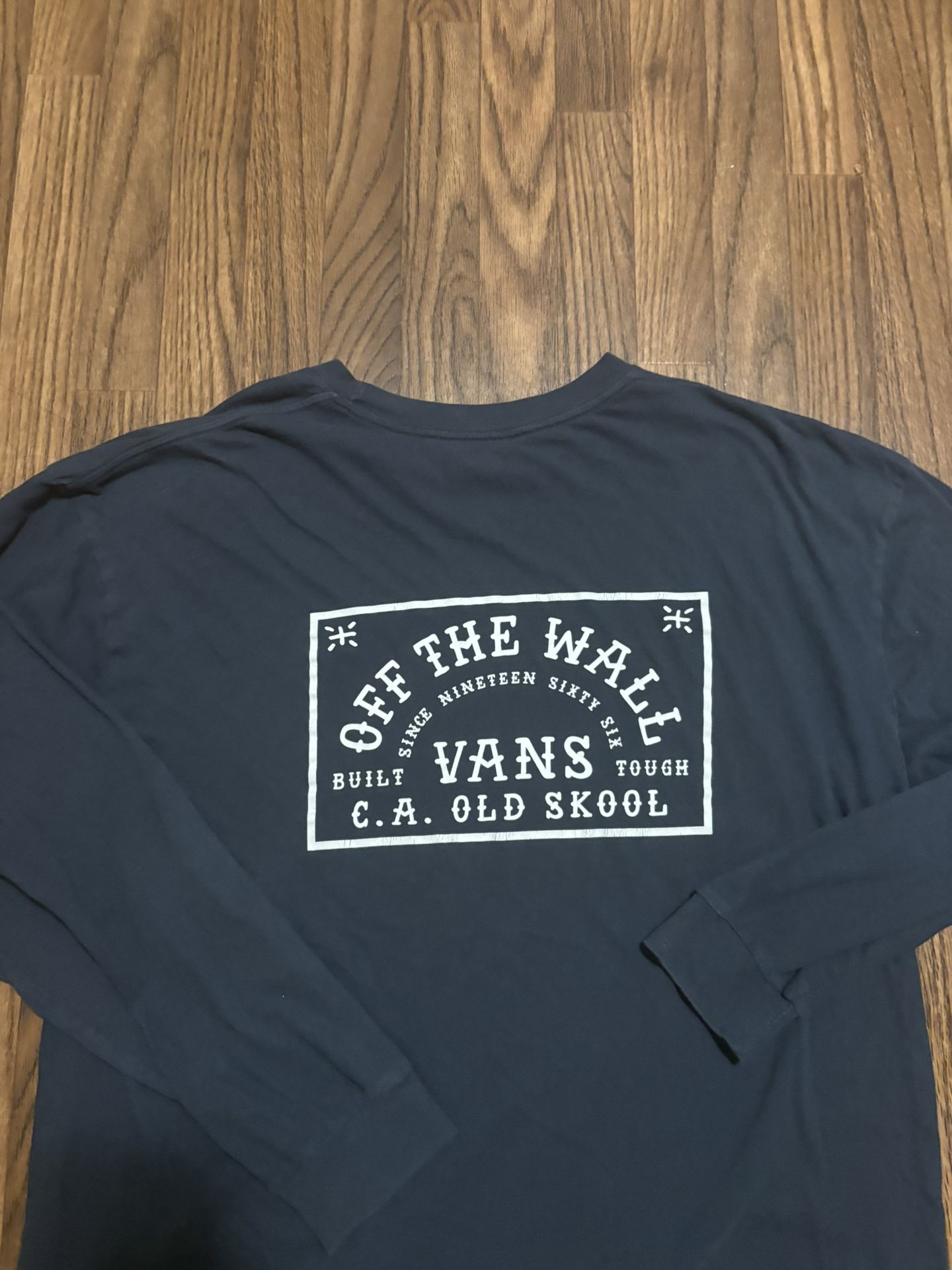Vans Off The Wall * CA Old Skool Dark Blue Long Sleeve * Size XL
