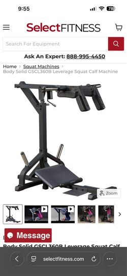 Body Solid Leverage Squat Mahcime
