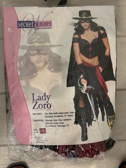Secret Wishes Lady Zoro Halloween Costume XS