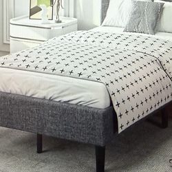 🛏️ NECTAR Mattress and UPHOLSTERED FOUNDATION Bed Frame Set (TWINXL) - SALE ~75% Off
