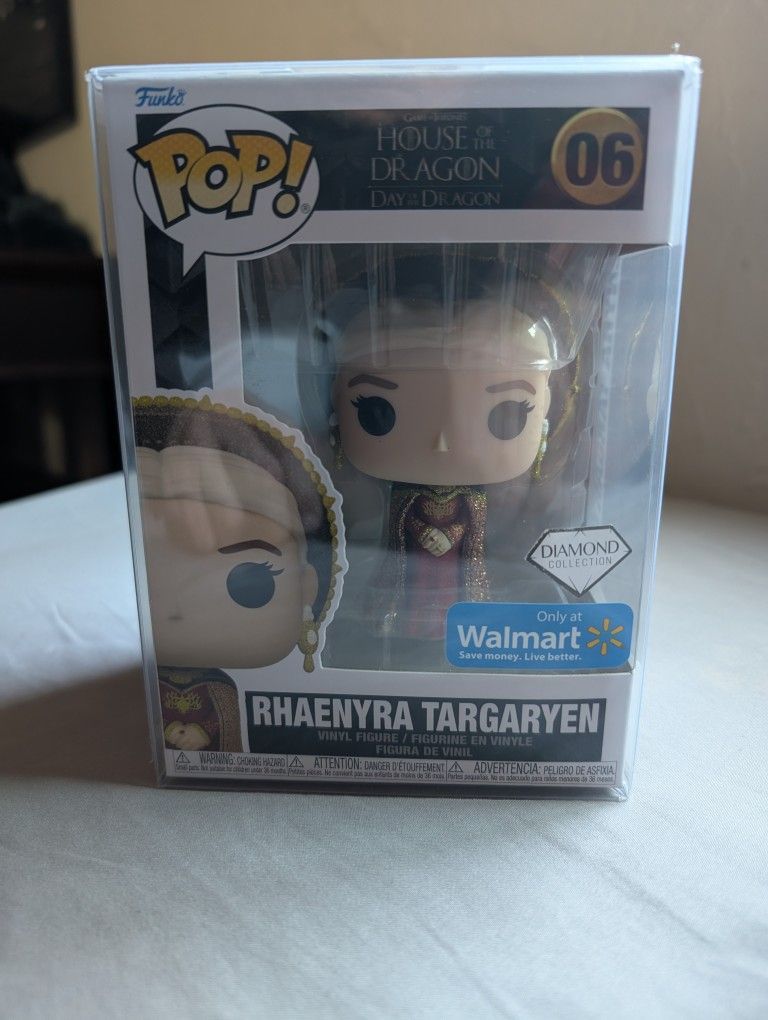 Rhaenyra Targaryen Funko Diamond Walmart Exclusive Brand New With Protector