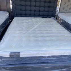 Queen Bed With Mattress 