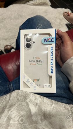 JZZS Clear Case for iPhone 16 Plus