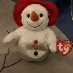 Ty Beanie Babies Snowman “Chillin”
