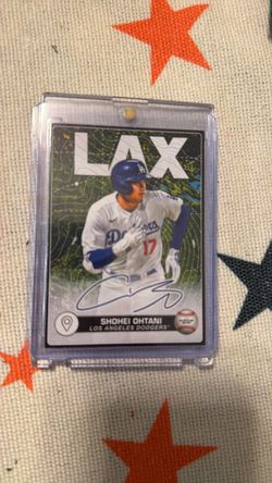 Shohei Ohtani LAX Dodgers Baseball Card