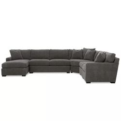 Gray Sectional Coach 