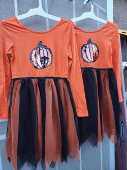 Girl's Halloween Dresses M8, L10-12
