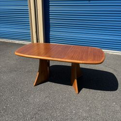 Mid Century Modern Teak Dining Table By Nordic Furniture
