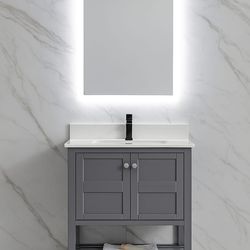 Bathroom vanity 30"