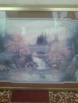 Picture frame. 30inches wide by 25inches tall. Asking $15