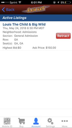 Louis the child red rocks tickets with quin xci and big wild