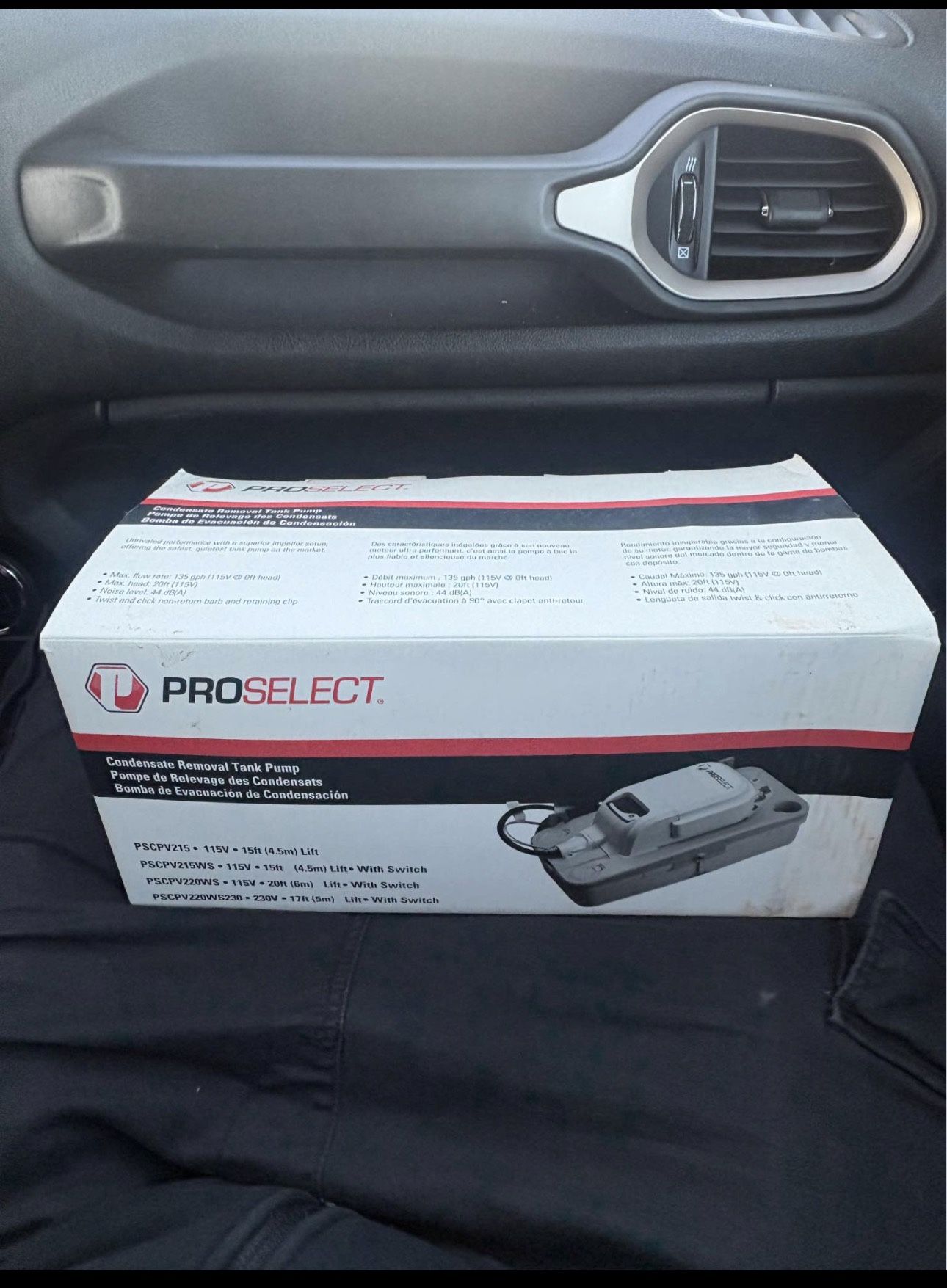 ProSelect condensate removal tank pump