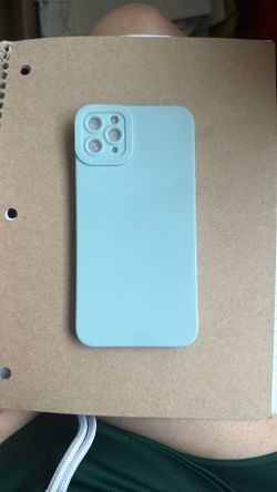 11 Pro Max Light Blue Phone Case