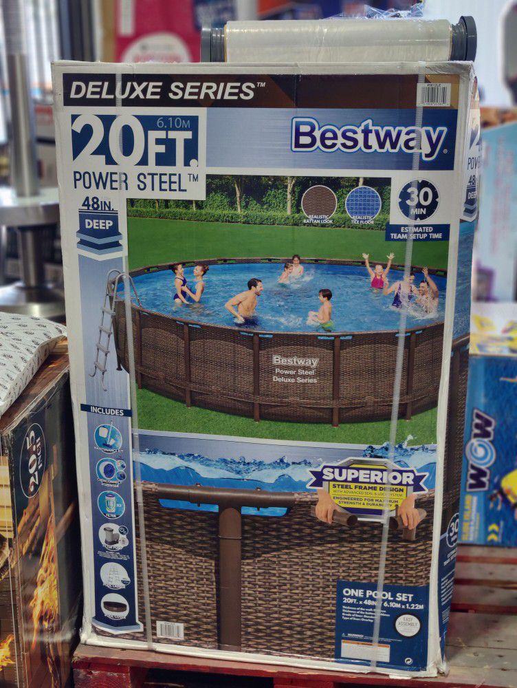 Bestway 20ft X 48ft Above Ground Swimming Pool