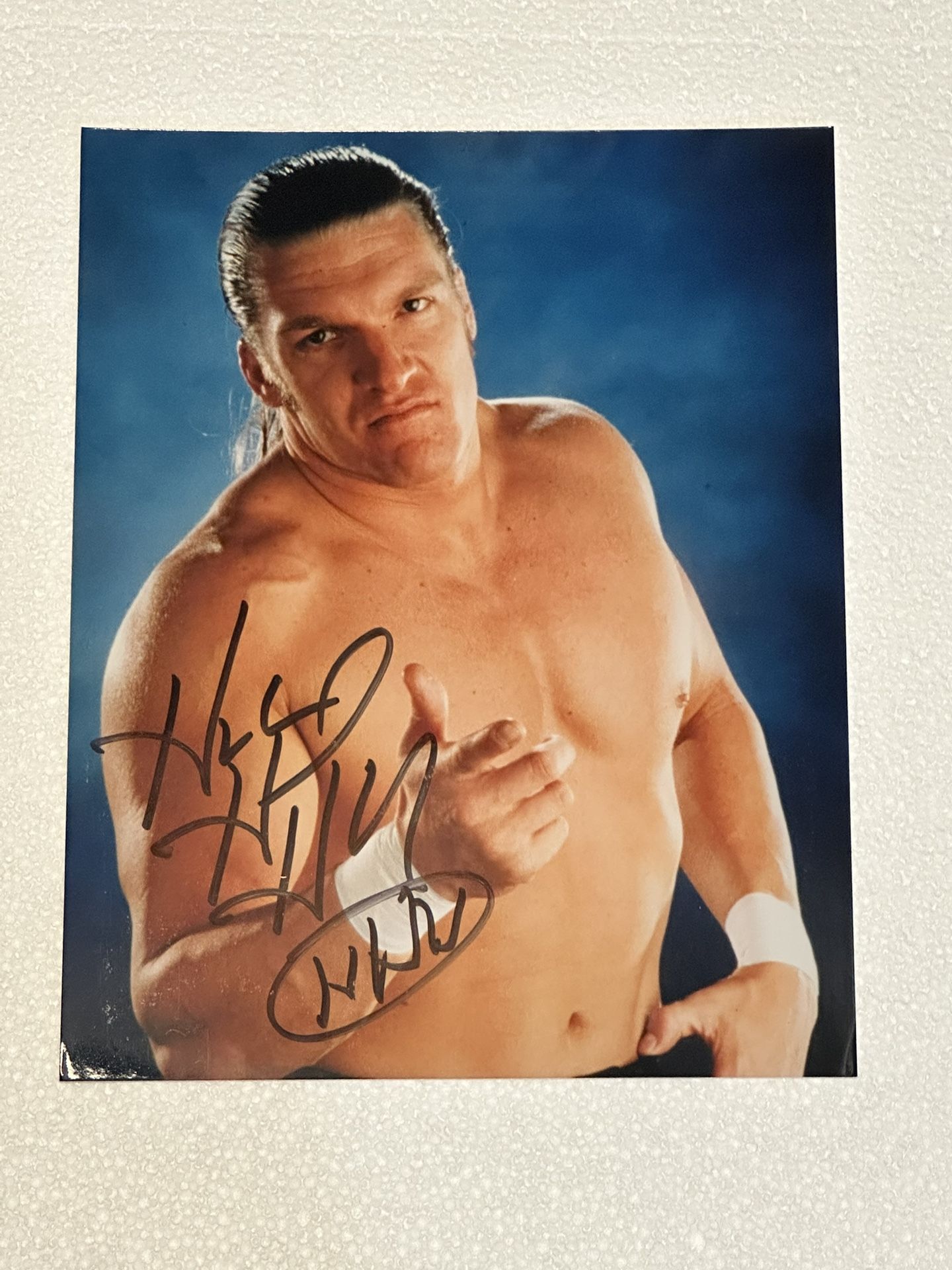 Vintage Triple H Photo Autographed