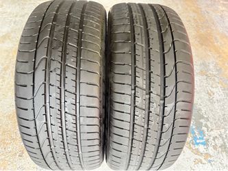 Two Tires 245/40/20 Pirelli P Zero Runflats with 85% Left Like new pair Best deals