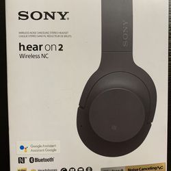 Sony Headphones WH-H900N Hear On-2 Noise Cancellation Blurtooth