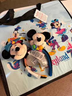 Disney Mickey & Minnie Mouse Plush Ear Headband
