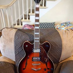 Gretsch G2622 Semi Hollow Body Electric Guitar With Hagstrom Viking Deluxe Pickups In Hi