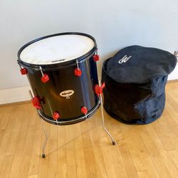 Ddrum 15” Floor Tom Drum Diablo Series With Soft Storage Travel Bag. All In Good Condition $45 Cash In Ontario 91762